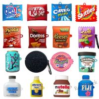 【hot sale】 ♗ C02 3D Snack Candy Drinks Creative Earphone Case for AirPods Pro Cute Silicone Cover for Airpods 1 2 3 Case