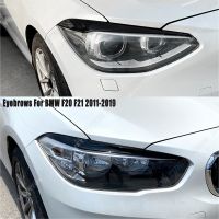 สติ๊กเกอร์ติด F20รถยนต์สำหรับ BMW F21ไฟหน้าชั่วร้าย118I คิ้วเปลือกตา120D 120I M135i M140i ทุกรุ่น ABS สีดำ/ ห่วงพ่วงลากรถ3D สติ๊กเกอร์