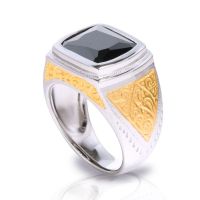 แหวนนิล แหวนชาย แหวนเงิน นิลแท้  แหวนวันเสาร์ แหวนราศีกุมภ์ มีใบรับประกัน เงินแท้ ด