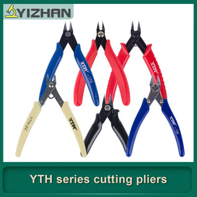 YIZHAN YTH-22/23/126/170คีมตัดอเนกประสงค์อุปกรณ์ทำมือสายไฟฟ้าเครื่องตัดสายเคเบิลด้านข้าง Snips Flush สแตนเลส Nipper