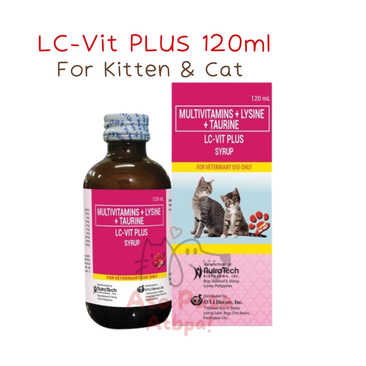 LC Vit Plus For Kitten & Cat 120ml Multivitamins for Cats Pampagana