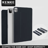 KENKE เคส iPad แม่เหล็กแบบถอดออกได้,เคสใส่ iPad 2020 2021 iPad Pro 12.9พร้อมฟังก์ชันการดัดป้องกันเคส Ipad ใช้งานได้สะดวกรองรับการจับคู่แม่เหล็กของ Apple Pencil และชาร์จเคสอัจฉริยะเปิด/ตื่นอัตโนมัติ