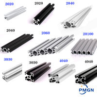 2020 2040 3030 2080โปรไฟล์อลูมิเนียม100 200 300 350 400 450 500 550 Mm Linear Rail Extrusion CNC 3D ชิ้นส่วนเครื่องพิมพ์