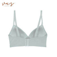 Wienna VNZ.VANEZZA  (Bunny Love -Limited Special) เสื้อชั้นในไร้โครง Top Dyed BRA แบบเรียบ ไซซ์ M,L,E(XL) DL1209 สีเทา