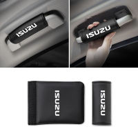 ถุงมือดึงหนังสำหรับ ISUZU DMAX MU MU-7ทำจากผ้ากำมะหยี่ฝาครอบที่จับหลังคารถยนต์