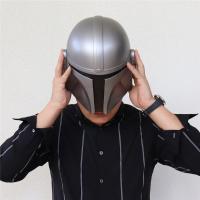 WGBหมวกกันน็อคฮาโลวีน Star Wars พร็อพแมนดาลอเรีย Imperial Army Stormtrooper Dark Warrior Mask สําหรับปาร์ตี้ตัวละคร