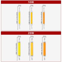 LED Bulb R7S 78mm 5W 10W R7S Spotlight 118mm 10W 20W 220V Dimmable COB Lamp Light Replace 30W 50W 100W Halogen Lamp