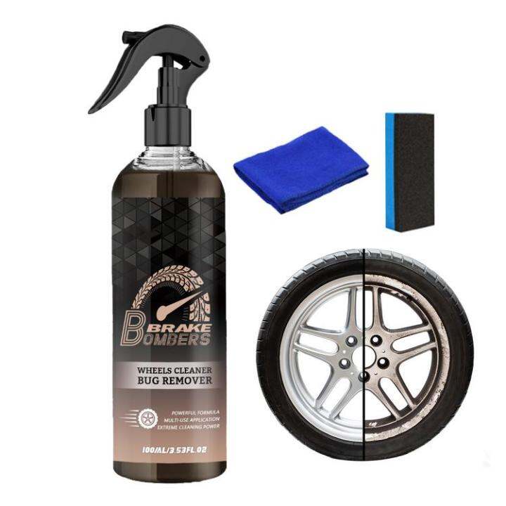 Car Wheel Cleaner Spray Powerful Automotive Brake Dust Remover Portable