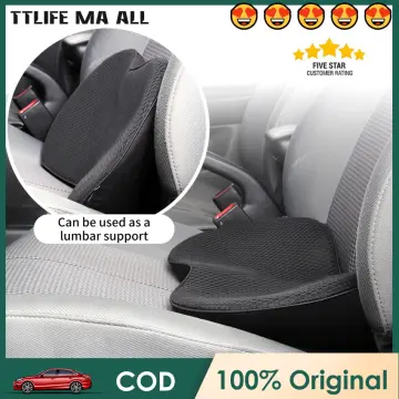 Brand New Car Seat Booster Universal Driver Memory Foam Lumbar Pillow Suede  Seat Height Inclined Cushion Car