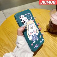 JIUMOO เคสสำหรับ Vivo V19 V19G เคสการ์ตูนกระต่ายน่ารักบางสวยงามเคสโทรศัพท์ดีไซน์ใหม่ปกป้องขอบสี่เหลี่ยมกรอบปลอกซิลิโคนเคสกันกระแทก