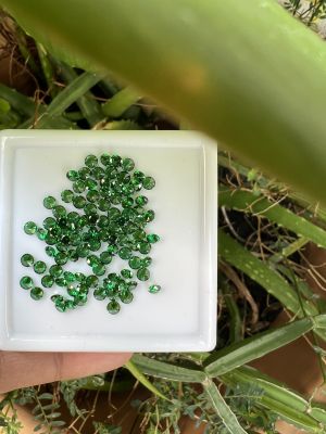 เพชร CZ พลอย มรกต เพชรรัสเซีย AAA GREEN EMERALD DIAMOND GEMSTONE สีขาว ทรงกลม 2.50 มม (10 เม็ด) CUBIC ZIRCONIA CZ ROUND SHAPE 2.50 MM (10PCS)