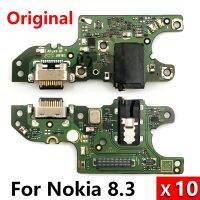 10Pcs / Lot ต้นฉบับสําหรับ Nokia 8.3 Dock Connector Micro USB Charger พอร์ตชาร์จ Flex Cable Microphone Board