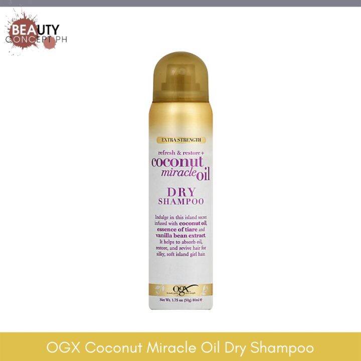 OGX Dry Shampoo Refresh & Restore Coconut Miracle Oil 1.75oz Lazada PH