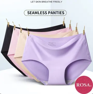 Umiwear High Quality 5 Pcs Ice-silk Ladies Seamless Panty Sexy Women  Underwear