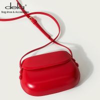 Dela กระเป๋าสะพายไหล่สําหรับสตรีหนัง Pu ขนาดเล็ก Crossbody