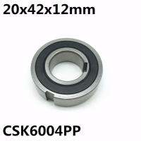 CSK6004 PP  ( 20 x 42 x 12  mm.) One-Way Clutch bearing หมุนทางเดียว  Back-Stop bearing กันกลับ  มีร่องลิ่ม = 1 ตลับ