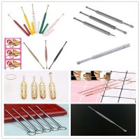 1PCS 9Styles Ear Wax Pickers Stainless Steel Earpick Wax Remover Curette Ear Pick Cleaner Ear Cleaner Spoon Care Ear Clean Tool Health Accessories