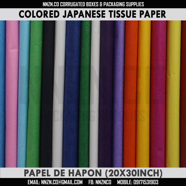 NNZN Japanese Paper Papel De Hapon Japanese Tissue Paper Colored