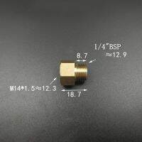 M10 M14 M16 M20เมตริกหญิงชายการเชื่อมต่อด้ายทองเหลืองอะแดปเตอร์ Coupler สำหรับการใช้แก๊สน้ำ