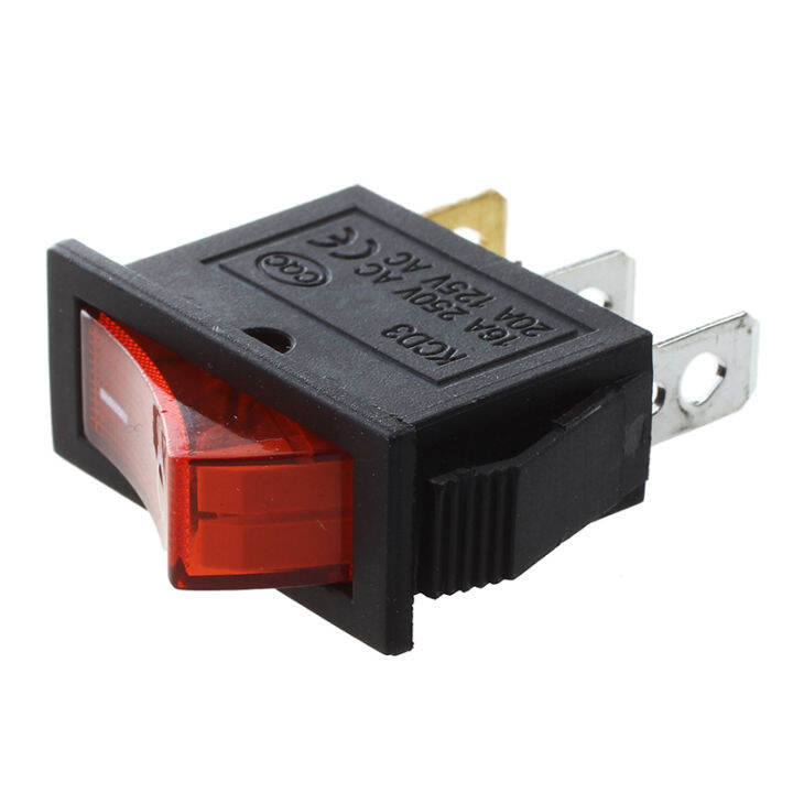 ac-16a-250v-20a-125v-red-light-illuminated-on-off-spst-boat-rocker-switch-x-5-pcs