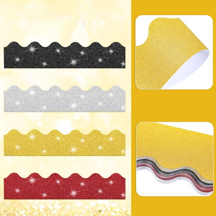 Wavy Bulletin Board Borders Scalloped Edge Borders Sparkling Classroom