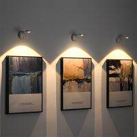 【DT】hot！ Sensor Night Usb Rechargeable Wall Lamp for Lighting Paintings Pictures Mural Room Bedroom