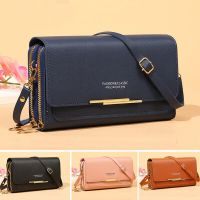 New Women Long Wallet Money Clutch Handbag Korean Large Capacity Multifunctional Shoulder Bag Hand Bag Zipper Purse Mobile Bag