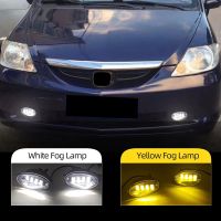 Car LED Fog Light for Honda JAZZ FIT 2012-2014 CIVIC 2009-2015 ACCORD 2008-2013 Fog Lamp DRL Daytime Running Light