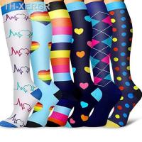 【hot】♠✶❣  New Compression Stockings Socks 20-30 Mmhg Men Golfs Tube Varicose Veins Marathon Crossfit Football Cycling