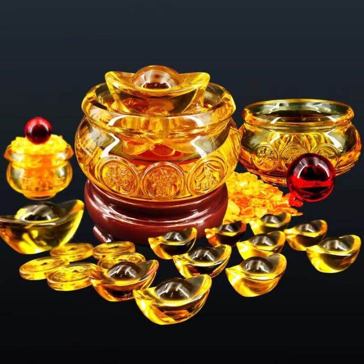 New 2023 HM Crystal Bowl Bagua Singing bowl Lucky charm Lucky fortune