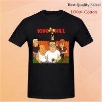 {พร้อมสต็อก XS-6XL} King Of Hill Family 100% เสื้อออกกำลังกายผ้าฝ้ายสำหรับผู้ชายเสื้อยืดของขวัญคริสต์มาส