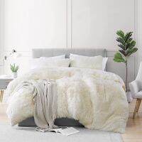 【hot】﹊✥♕ Shaggy Faux Fur Duvet Cover Set Warm Velveteen Bedroom Hair Fleece Comforter Sets Luxury