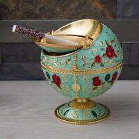 Nordic Light Luxury Cute Ashtray Windproof Spherical with Lid Ash Tray