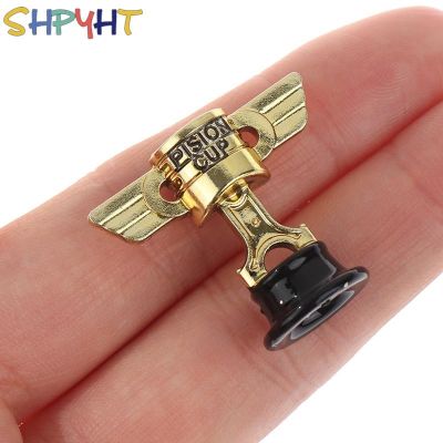 1PC PISTON CUP Gold Championship Trophy Toy Model Christmas Gift For Children Collect Model Car Toys Accessories 2.5cmx2.9cm