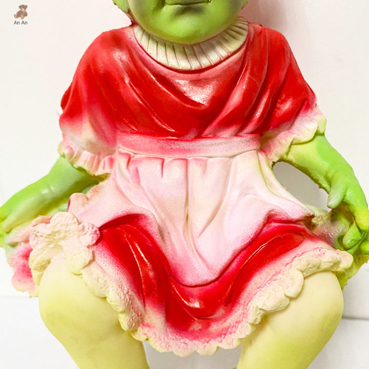 ana-reborn-baby-grinch-toy-เหมือนจริงตุ๊กตาการ์ตูนคริสต์มาสจำลอง