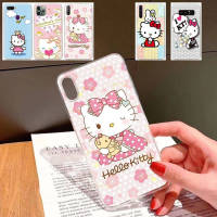 อ่อนนุ่ม TPU เคสโทรศัพท์ หรับ Tecno Spark 8 6 7T LTE Pova 5 7P 7 Go 5P 8C 8P POP AIR 5 Neo Pro Protective เคสโทรศัพท์ Lb20 Hello Kitty