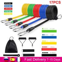 Latex Resistance Bands Gym Door Anchor Ankle Straps With Bag Kit Set Yoga Exercise Fitness Band Rubber Loop Tube Bands