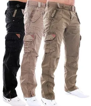 AW# Fashion Men Outdoor 6 Pocket Cargo Pants