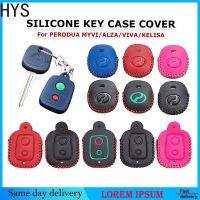 HYS Perodua Myvi Alza Viva Kelisa Leather Remote Case Cover Silikon Kunci Kereta Key Keyless Car Key Case