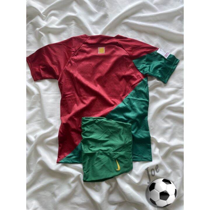 ชุดบอลทีมชาติ-portugal-red-2-เสื้อบอลและกางเกงบอลผู้ชาย-ปี-2022-2023-ใหม่ล่าสุด