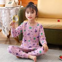 Children Pajamas 2pcs Long Sleeve Cartoon Kids Sleepwear Baby Girl Clothes Sleep Suits Autumn Cotton Child Pyjamas Boy Nightwear