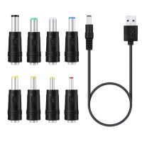 OXG DC สายไฟ5V สายไฟชาร์จ USB ถึง5521สายชาร์จปลั๊ก