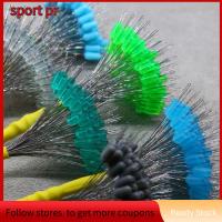 SPORT PR 600pcs 100 Groups อุปกรณ์เสริมสายแท็กเกิล ตัวหยุดทุ่นตกปลา ลอยลอยได้ อุปกรณ์สำหรับตกปลา ถั่วยาง ของใหม่ สีสันสดใส ถั่วอวกาศ ทะเลสาบแม่น้ำทะเล