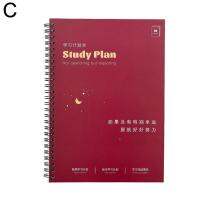 1PC Coil Notebook Timely Management Study Plan Book Paper Stationery Supplies Diary Supplies Sketchbook Journal For School U0N5