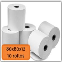 10 Thermal Paper Rolls 80x80 for POS Receipt BPA Free