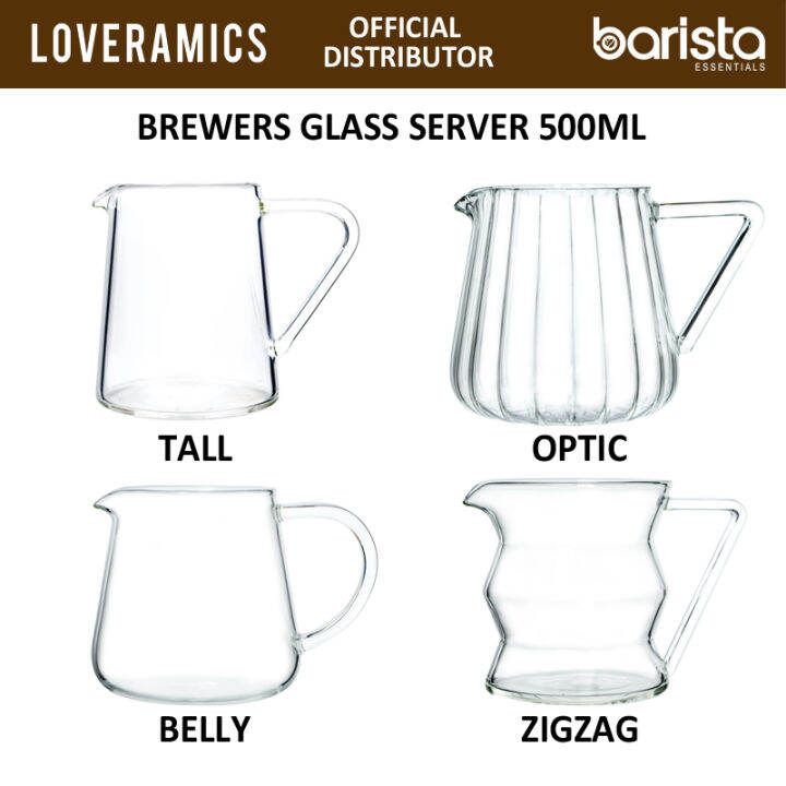 Loveramics Brewers Coffee Glass Server with Lid