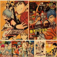 ญี่ปุ่นอะนิเมะ Kuroko ไม่มีตะกร้าโปสเตอร์วินเทจ Kawaii การ์ตูนคราฟท์ผ้าใบหน้าแรกห้องศิลปะพิมพ์ตกแต่งผนังตกแต่งจิตรกรรมใหม่ Liyanhong2