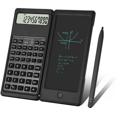 Scientific Calculator,10-Digit LCD Engineering Calculator,with Writing Board,Suitable for High Schools