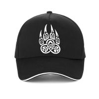 Amulet Viking Slavic God Symbol Warding Veles Bear Paw With Lucky Cap Men Women Brand Viking Baseball Cap Gorra Hombre Snapback