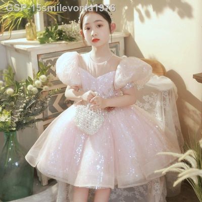 Res.✖☌15smilevonla1976 JICUSYAN-Vestido De Noiva Florista Princesa High-End Anfitriã Infantil Performance เปียโน Verão